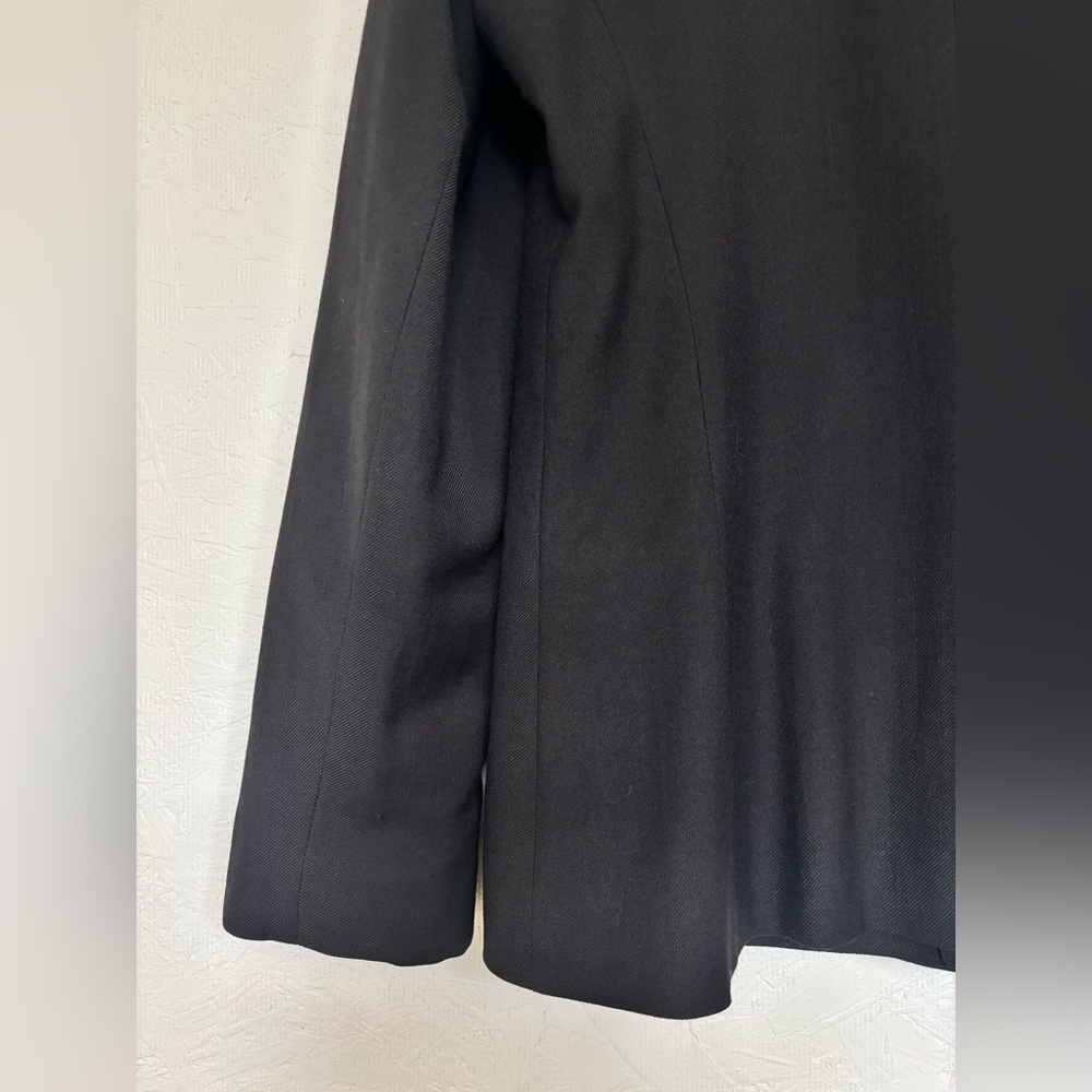 Vintage Classic 100% Wool Black Blazer Jacket - Picture 10 of 13